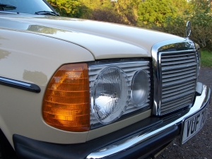 Front of a nice Mercedes