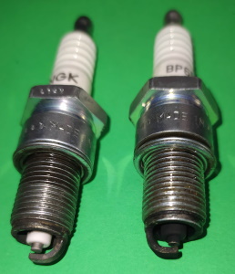 Two spark plugs